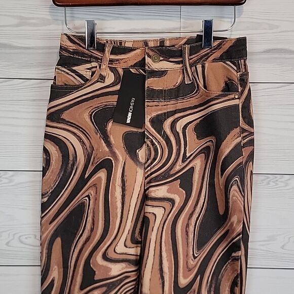 Fashion Nova Volcano Blows Straight Leg Jeans Womens Size 3 NWT - Picture 4 of 15